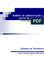 IN2020 Modelos Determinísticos Inventarios - EPQ