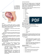 Amniotic Fluid Notes