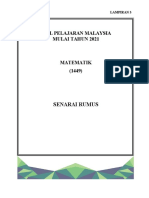 Rumus Matematik SPM 2021