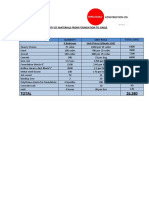 Total 26,380: Quantity of Materials From Foundation To Gable