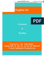 English 101: Grammar & Reading