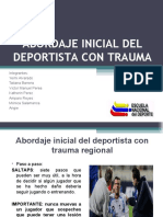 Abordaje Inicial Del Deportista Con Trauma