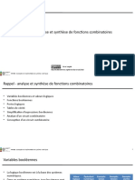 Rappel - Analyse Et Synthèse de Fonctions Combinatoires: Pierre Langlois