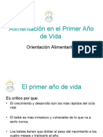 Alimentación en el primer año: lactancia materna y desarrollo fisiológico