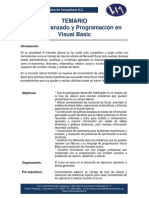 Temario Excel Avanzado y Programación en Visual Basic