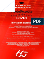 Invitación A Egresados