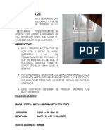 Experimento 05: Reacción redox con permanganato y agua oxigenada