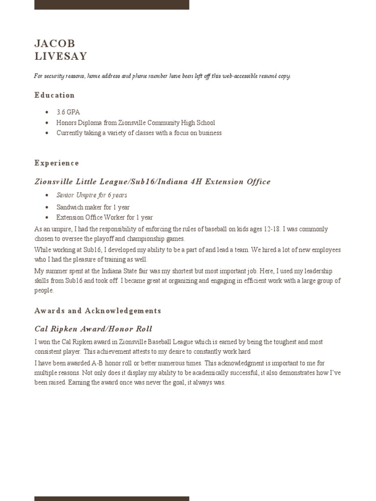 Basic Resume | PDF