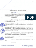 D.A #013-2012 Directiva #008 Entrega de Cargo