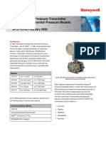 ST 3000 Smart Pressure Transmitter Series 100 Differential Pressure Models Specifications