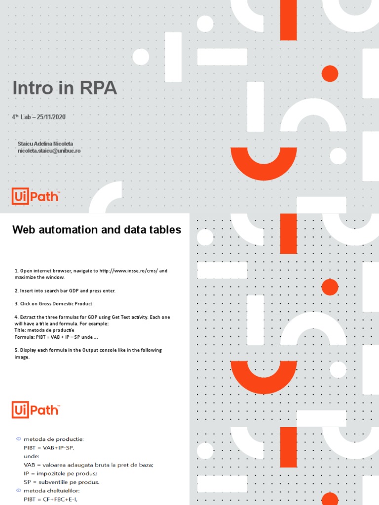RPA Web Automation and PDF Handling | PDF