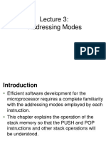 Lecture #3 Addressing Modes PDF