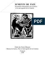 Un livre de documents franciscains sur la justice, la paix et la sauvegarde de la Création  