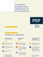 Triptico: Aspectos de La Conducta Cotidiana Que Pueden Tener Un Impacto Significativo en La Contención de La Epidemia