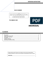 HONDA 6 Disc In-Dash CD Changer