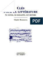 Clés pour la littérature, sa Nature, ses Modalités, son Histoire - Claude Rommeru.pdf