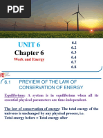 UNIT 6-PHY 131 Chapter 6 - Work and Energy