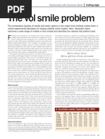 The Vol Smile Problem - FX Focus