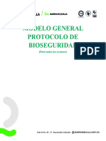 Modelo General Protocolo Bioseguridad Sdde