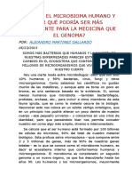 ¿QUÉ ES EL MICROBIOMA HUMANO Y POR QUÉ PODRÍA SER MÁS IMPORTANTE PARA LA MEDICINA QUE EL GENOMA?