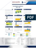 Calendario Academico Ciclo Escolar 2020-2021 PDF