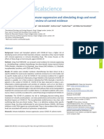 Associations Between Immune-Suppressive and Stimulating Drugs and Novel COVID-19-a Systematic Review of Current Evidence PDF
