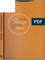 Taubes, Jacob - La Teología Política de Pablo (Segunda Versión)