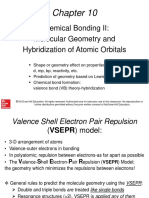 Chemical Bonding II: Molecular Geometry and Hybridization of Atomic Orbitals