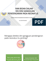 PERAN BIDAN DALAM DETEKSI DINI GANGGUAN PENDENGARAN (1) Bu IVON