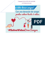 Campaña DONACIÓN DE SANGRE