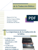 Traducciones de La Biblia