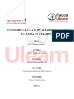 Mapa Conceptual - Plan de Medios (Comunicacion Integral)