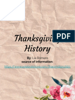 Thanks Giving History