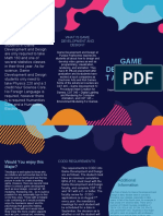 Game Development and Design Brochure