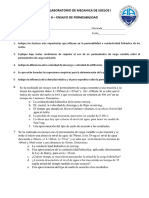 CIV-442 - 6 - ENSAYO DE PERMEABILIDAD - Cuestionario PDF