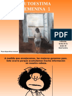 Auotoestima Femenina (Mafalda)