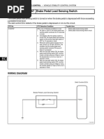 DTC C1267/67 Brake Pedal Load Sensing Switch: Description