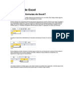 Tema V - Fórmulas de Excel PDF