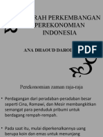 2 Sejarah Perkembangan Perekonomian Indonesia