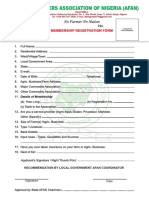 AFAN Registration Form PDF