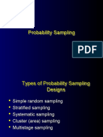 Probability Sampling Types