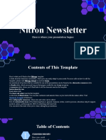 Nitron Newsletter by Slidesgo