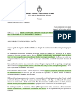 Mensaje a cerca de la ley nacional de atención y cuidado integral de la salud en el embarazo