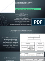 Modificación Presupuestal Tipo 04