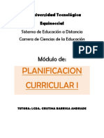 Planificacion Curricular I