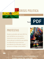 Crisis Politica Bolivia