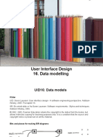 User Interface Design 16. Data Modelling