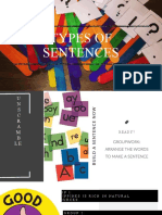 Types of Sentences: Margarette Rose Baynosa