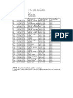 Laporan Keuangan 17 Okt 2020 - 24 Okt 2020