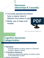 Cognitive Advances: Spatial Relationships & Causality